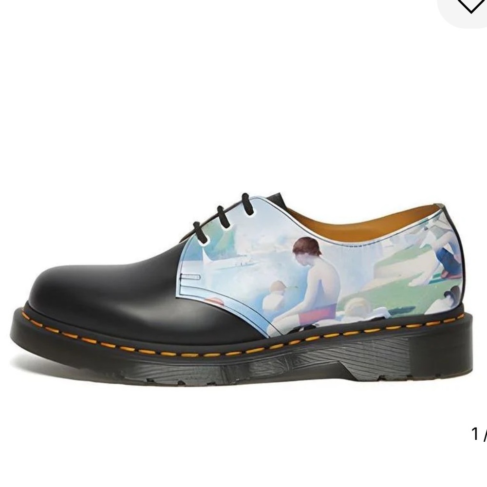 DR. MARTENS The National Gallery 1461 Bathers Shoes Black size 10 Men 11 Women